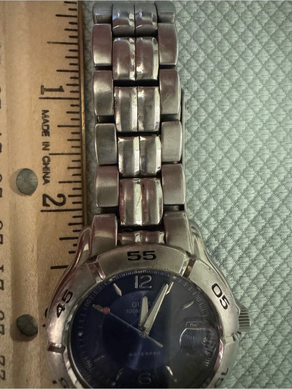 Guess wristwatch featuring